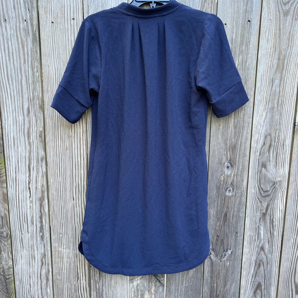 BOBEAU Notch V Neck dress with pockets Women’s Small NWT NEW - Picture 12 of 14